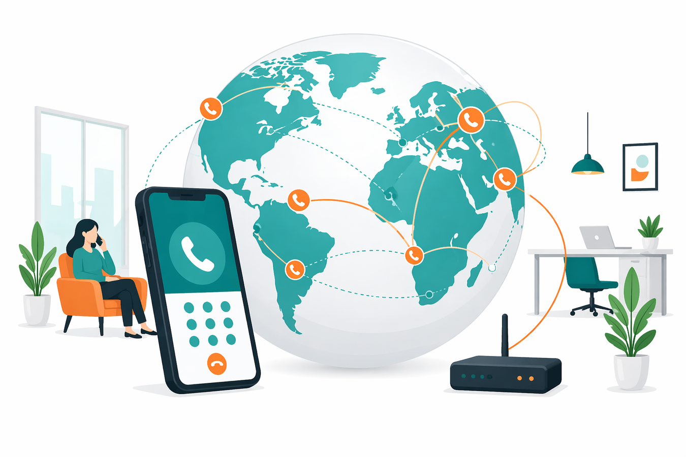 Llamadas internacionales por VoIP desde Costa Rica